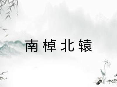 南棹北辕
