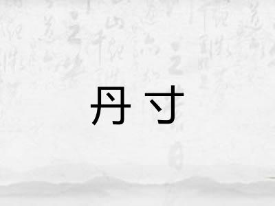 丹寸