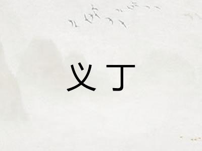 义丁