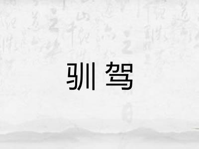 驯驾