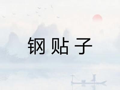 钢贴子