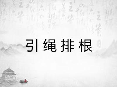 引绳排根