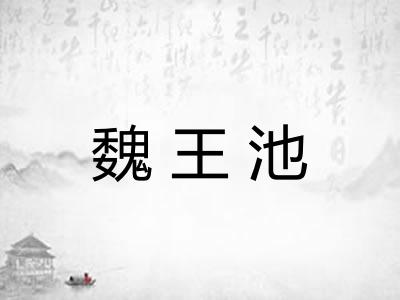 魏王池
