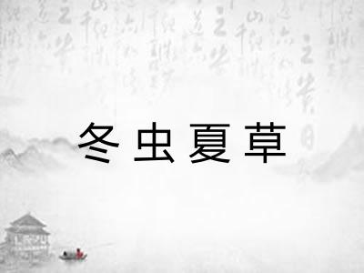 冬虫夏草