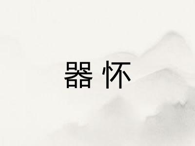 器怀