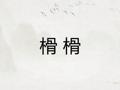 榾榾