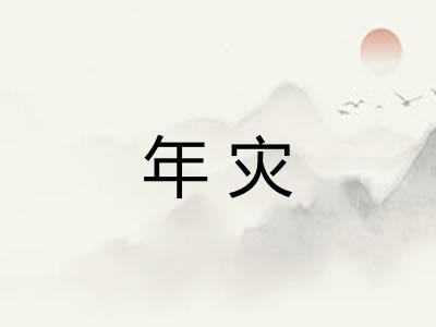 年灾