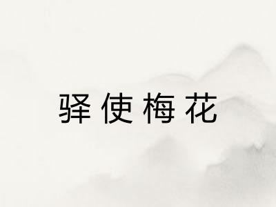 驿使梅花