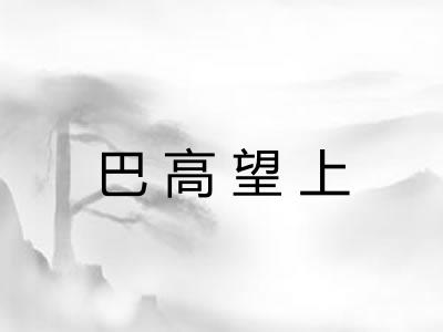 巴高望上