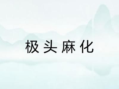 极头麻化