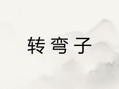 转弯子