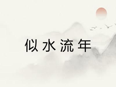 似水流年