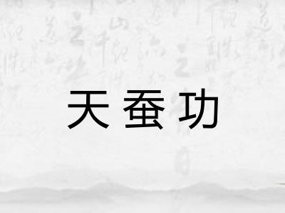 天蚕功