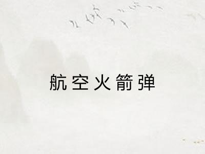 航空火箭弹 航空火箭弹