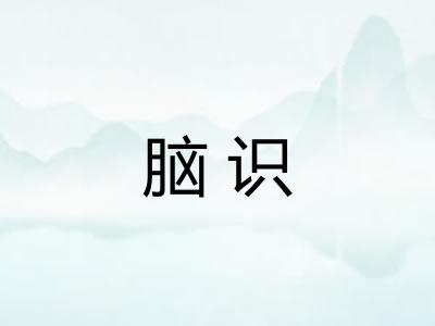 脑识