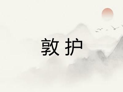 敦护