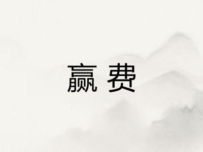 赢费