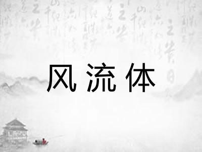 风流体