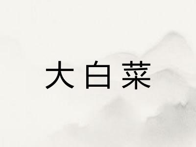 大白菜