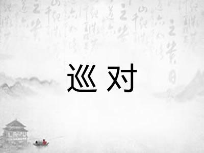 巡对