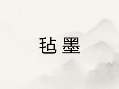 毡墨