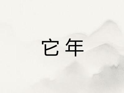 它年