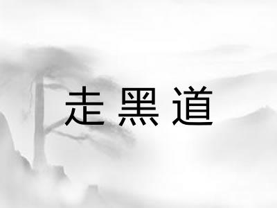 走黑道