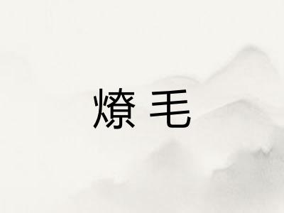 燎毛