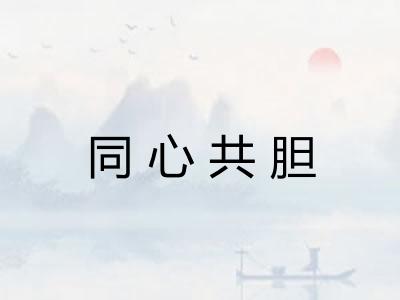 同心共胆