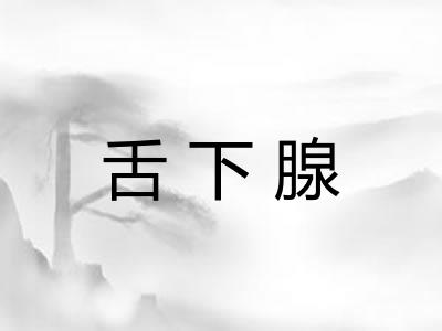 舌下腺