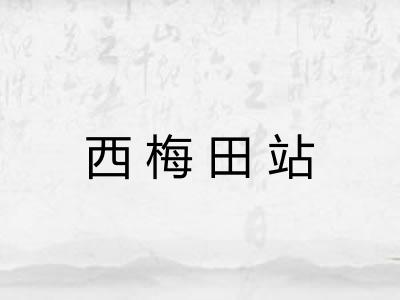 西梅田站