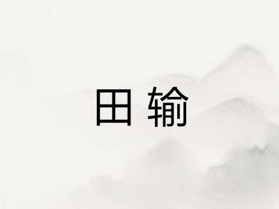田输
