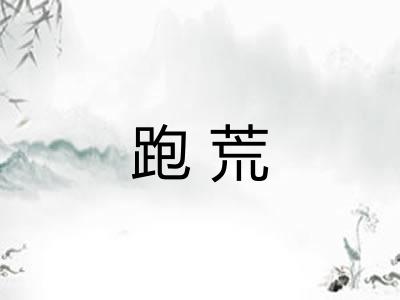 跑荒