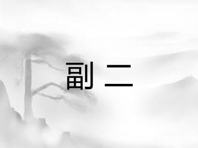副二