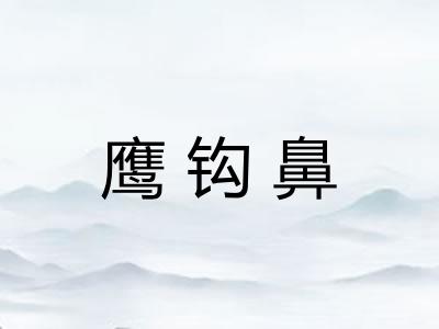 鹰钩鼻