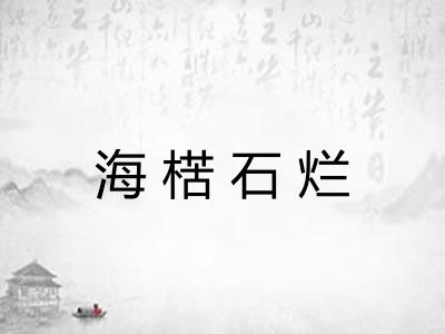 海楛石烂