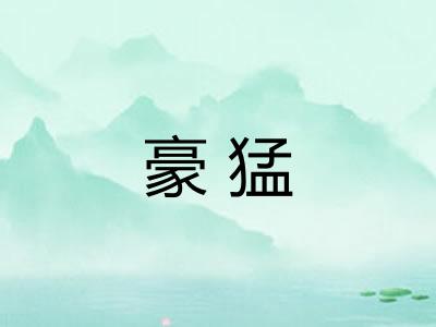 豪猛