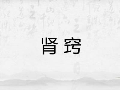 肾窍