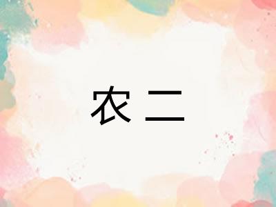 农二