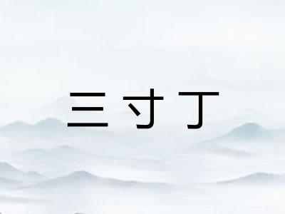 三寸丁