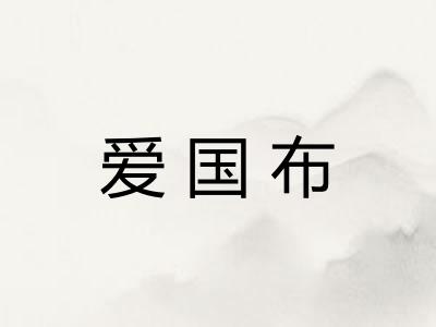 爱国布