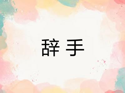 辞手
