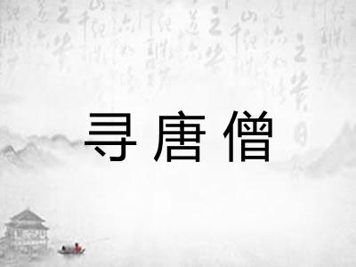 寻唐僧