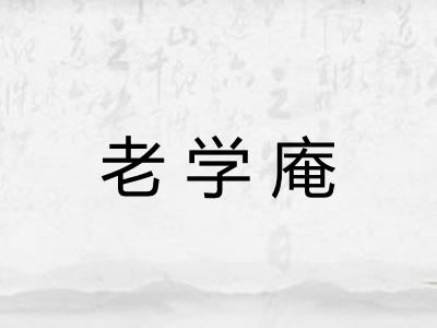 老学庵