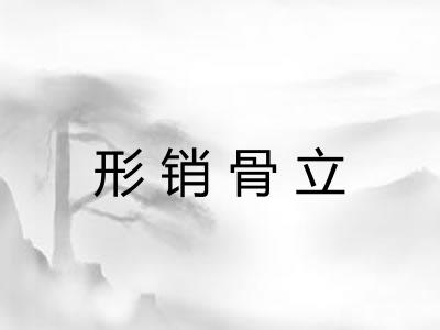 形销骨立
