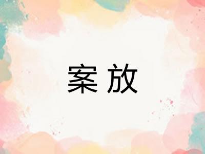案放