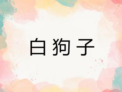 白狗子