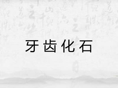 牙齿化石
