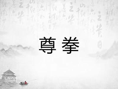 尊拳