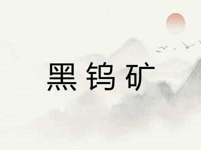 黑钨矿